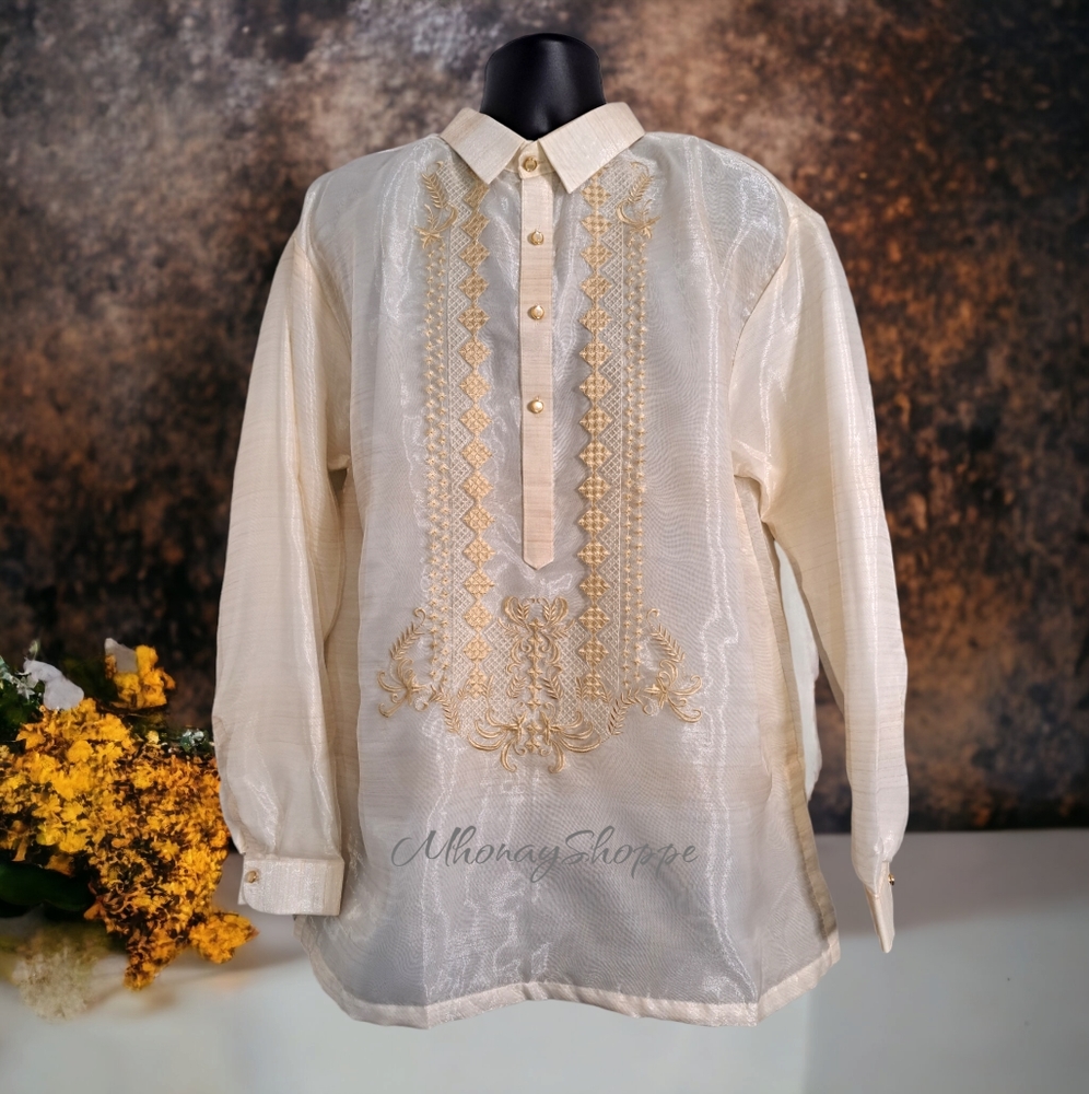 Embroidered & Handmade Men's Barong Tagalog